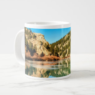 Reflection in Elevenmile Canyon Large Coffee Mug