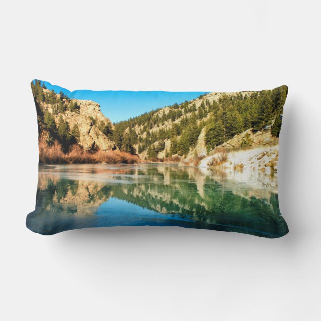 Reflection in Elevenmile Canyon Lumbar Cushion (Front)