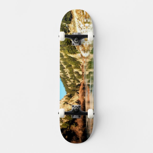 Reflection in Elevenmile Canyon Skateboard (Front)