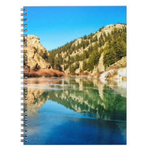 Reflection in Elevenmile Canyon Spiral Notebook