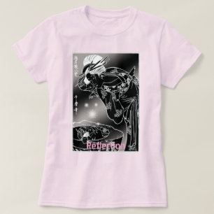 Reflection – Japanese Black & White Silkscreen T-Shirt