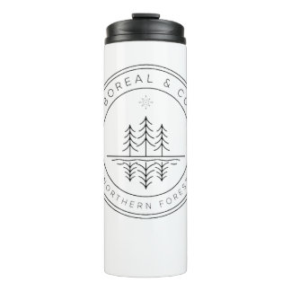 Reflection Lake Badge Pines Mirror BOREAL & CO Thermal Tumbler