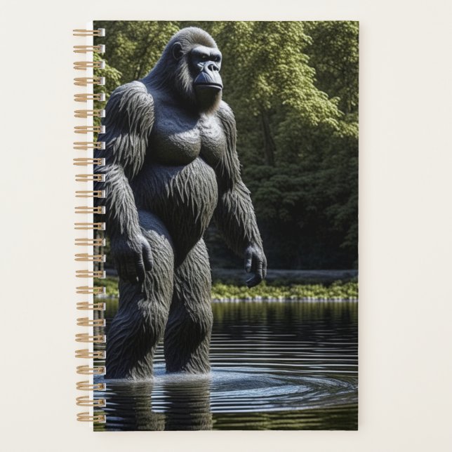 Reflection of Bigfoot in Water Planner (Front)
