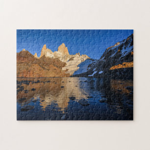 Reflection Of Fitz Roy At Sunrise Jigsaw Puzzle