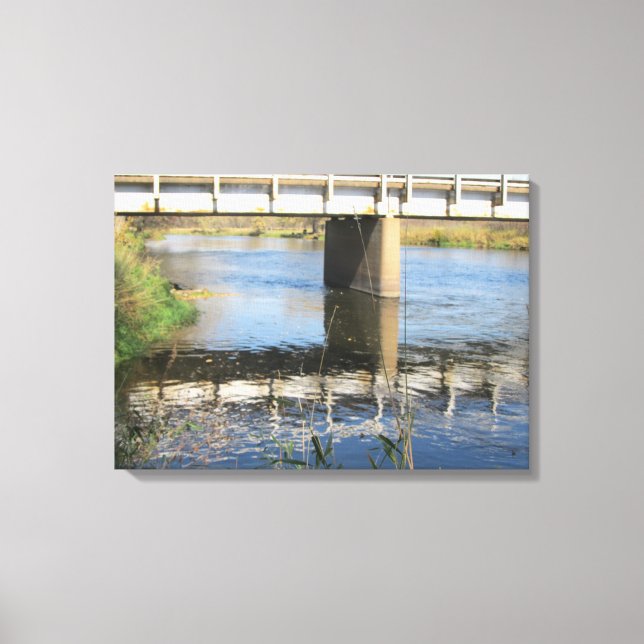 Reflection of life canvas print (Front)