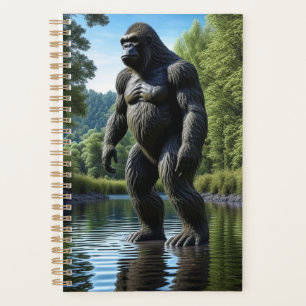 Reflection of Muscular Bigfoot in Water Planner