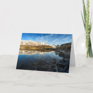 Reflection Of Patagonia Card