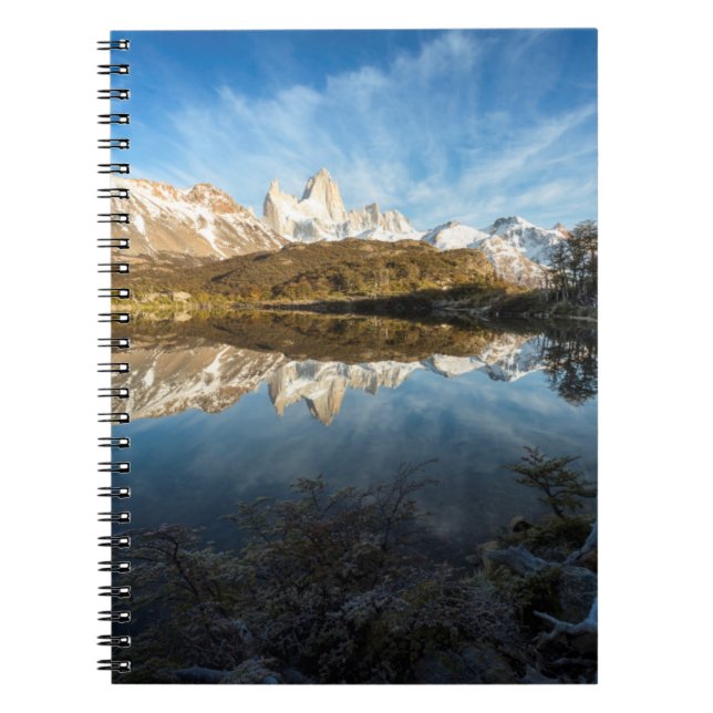 Reflection Of Patagonia Spiral Notebook (Front)