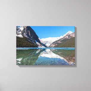 Reflection on Lake Louise - Banff NP, Canada Canvas Print