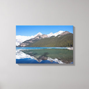 Reflection on Lake Louise - Banff NP, Canada Canvas Print