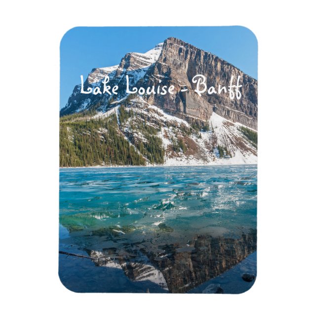 Reflection on Lake Louise - Banff NP, Canada Magnet (Vertical)