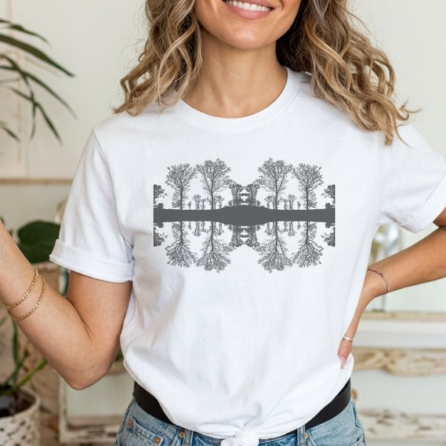 reflection tree Minimalist NATURE  T-Shirt (Creator Uploaded)