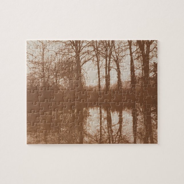 Reflections, 1843 (sepia photo) jigsaw puzzle (Horizontal)