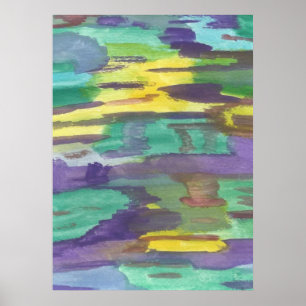 Reflections Abstract Art Poster