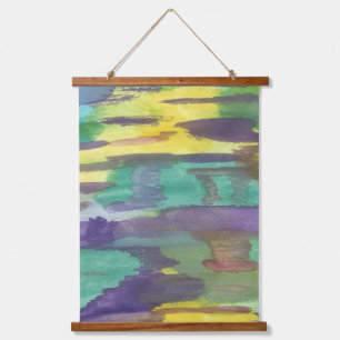 Reflections Abstract Hanging Tapestry