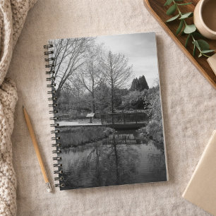 Reflections Black & White Nature  Notebook