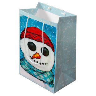 Reflections Christmas Snowman MEDIUM ONLY Medium Gift Bag