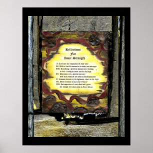 Reflections For Inner Strength Poster