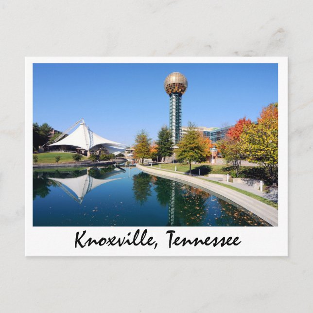 Reflections from the Sunsphere in the fall Postcard (Front)