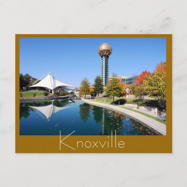 Reflections from the Sunsphere in the fall Postcard (Front)
