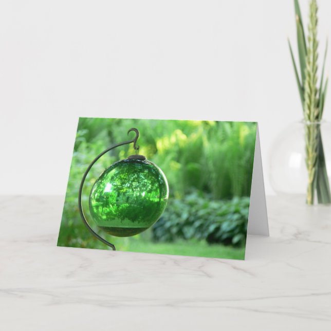 reflections in a garden card (Front)