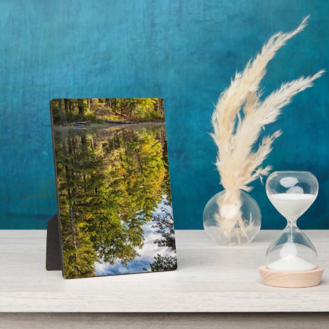 Reflections in Red Eagle Pond | White Mountains Plaque (Side)