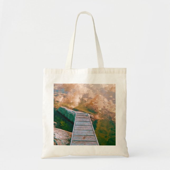 Reflections in the swedish archipelago tote bag (Front)