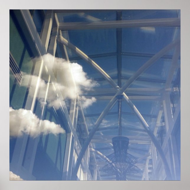 reflections in window poster (Front)