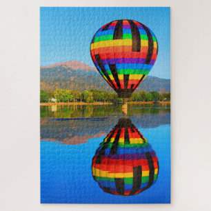 Reflections of a Hot Air Balloon Jigsaw Puzzle