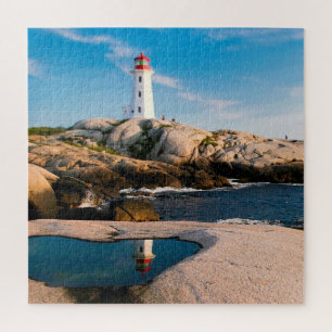 Reflections of a Lighthouse Jigsaw Puzzle