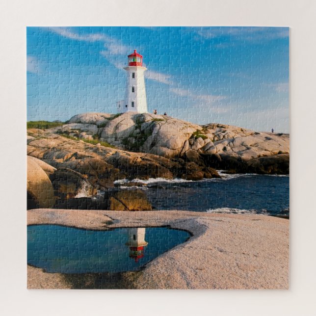 Reflections of a Lighthouse Jigsaw Puzzle (Vertical)