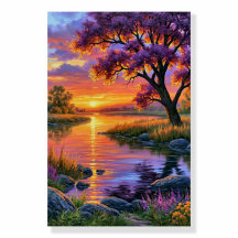 Reflections of a Violet Dusk