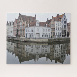 Reflections of Buildings in River Water Jigsaw Puzzle