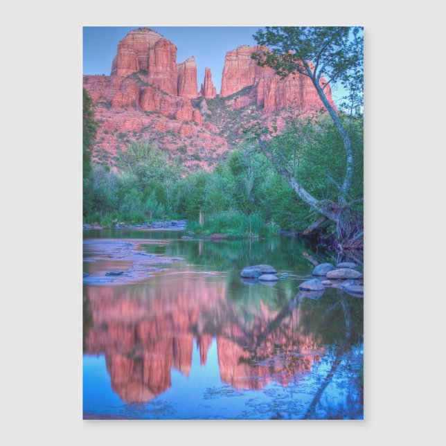 Reflections of Cathedral rock,  Sedona, Arizona (Front)