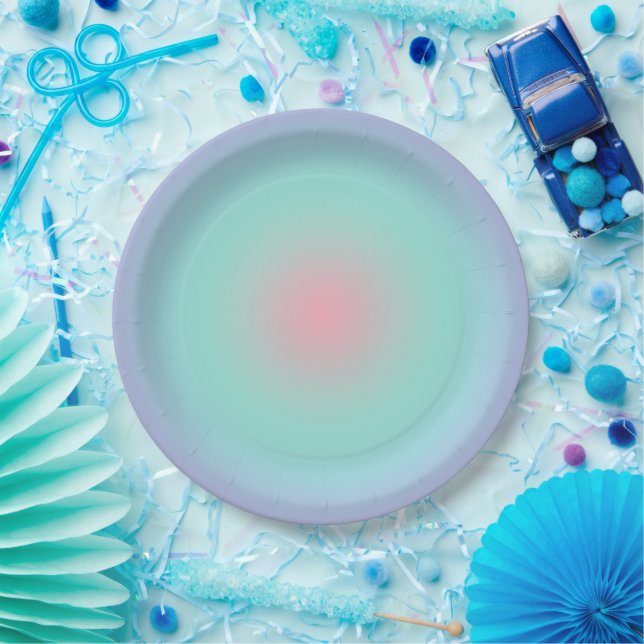 Reflections of different beautiful possibilities paper plate (Party)
