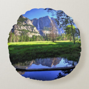 Reflections of Falls Round Cushion