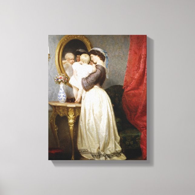 Reflections of Maternal Love Canvas Print (Front)