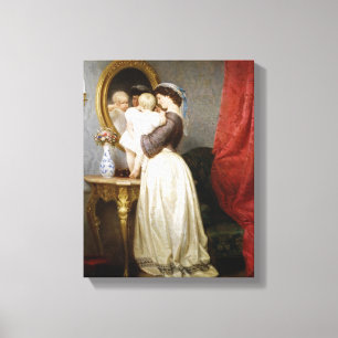 Reflections of Maternal Love Canvas Print