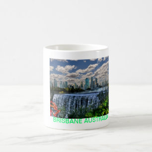 REFLECTIONS OF OZ  Brisbane River Waterfalls Coffee Mug