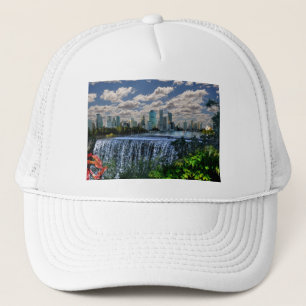 REFLECTIONS OF OZ  Brisbane River Waterfalls Trucker Hat