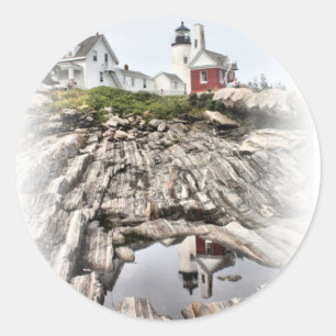 Reflections of Pemaquid Classic Round Sticker
