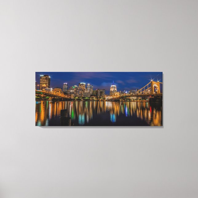 Reflections of Pittsburgh Canvas Print (Front)