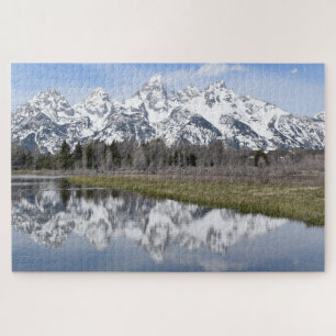 Reflections of the Grand Tetons - 20x30 - 1014 pcs Jigsaw Puzzle