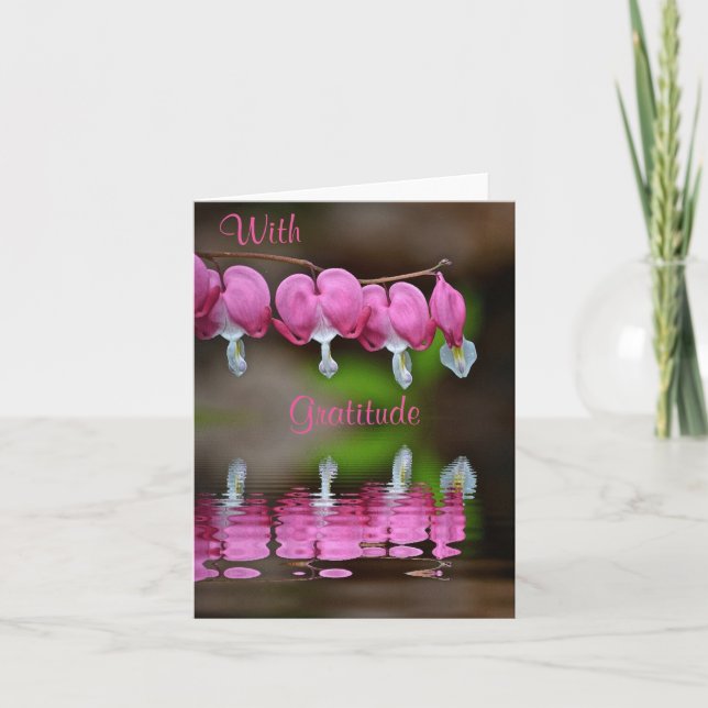 Reflections Of The Heart Thank You Card (Front)