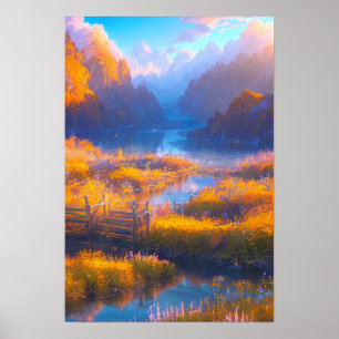 Reflections of the Mountains Poster