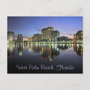 Reflections of West Palm Beach, Florida Postcard