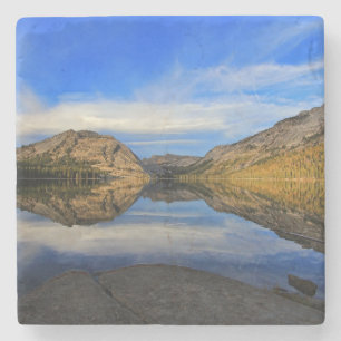 Reflections on Tenaya Lake Stone Coaster
