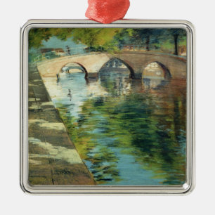 Reflections on the Canal Metal Tree Decoration