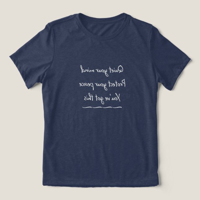 Reflections plus size T-Shirt Tri-Blend Shirt (Design Front)
