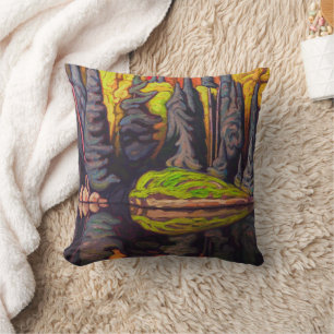 Reflections, Sand Lake, Algoma   Lawren Harris   Cushion